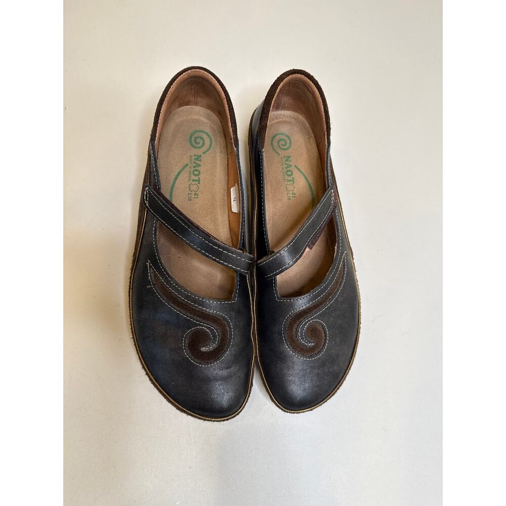 Naot Leather/Suede Matai Copper Women’s Mary Janes EUC Sz 41/ US 10-10.5 Comfy